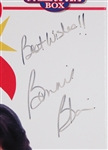 1992 Bonnie Blair Olympic Gold Speedskater Signed 17x27 Kellogg's Cornflakes Box (JSA)