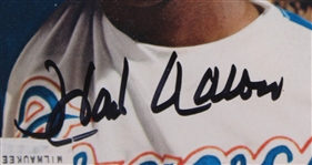1974 Hank Aaron Milwaukee Braves Signed 14.5x17 Framed Sports Illustrated 715th HR Cover (JSA)