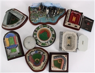 2000s Danbury Mint Stadium Replicas Including Soldier Field & more (Lot of 8)