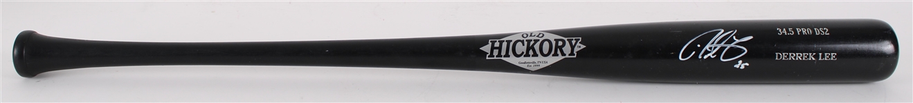 2004-10 Derrek Lee Chicago Cubs Signed Old Hickory Professional Model Bat (MEARS LOA/JSA)