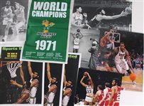 1970's-2000's Basketball Display Piece & Photography Collection - Lot of 23 w/ Kareem Abdul Jabbar, Oscar Robertson, Larry Bird & More