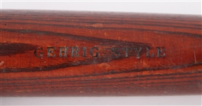 1951-57 Lou Gehrig New York Yankees Adirondack Store Model Bat 