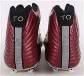 2002-03 Terrell Owens San Francisco 49ers Customized Personal Model Nike Cleats (MEARS LOA)