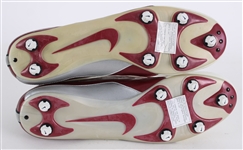 2002-03 Terrell Owens San Francisco 49ers Customized Personal Model Nike Cleats (MEARS LOA)