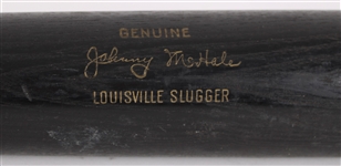 1961-62 Johnny McHale Milwaukee Braves H&B Louisville Slugger Lathe Bat (MEARS LOA) 