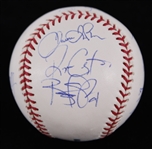 2006 Cincinnati Reds Multi Signed OML Selig Baseball w/ 10 Signatures Including Jerry Narron, David Ross & More **264**