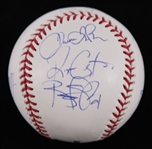 2006 Cincinnati Reds Multi Signed OML Selig Baseball w/ 10 Signatures Including Jerry Narron, David Ross & More **264**