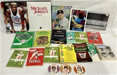 1960s-2000s Milwaukee Brewers, Green Bay Packers Newspapers, Yearbooks, Pennants & more (Lot of 125+)