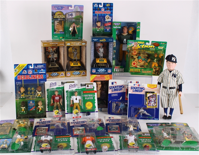 1980s-1990s Starting Line Up, Headliners, Best Figures (Lot of 31) 