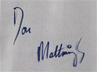 1985 MVP Season Don Mattingly New York Yankees Signed Game Worn Road Jersey w/ Pete Sheehy Memorial Armband (MEARS A10/JSA) Originally Donated to a Charity Auction by the Team