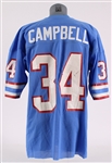 1983-84 Earl Campbell Houston Oilers Game Worn Home Jersey (MEARS A10)