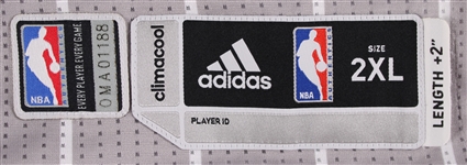 2014-15 Maurice Harkless Orlando Magic Game Worn Alternate Sleeved Jersey (MEARS LOA / Fuji Sport Science)
