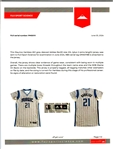 2014-15 Maurice Harkless Orlando Magic Game Worn Alternate Sleeved Jersey (MEARS LOA / Fuji Sport Science)