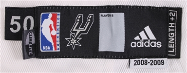 2009-10 Richard Jefferson San Antonio Spurs Game Worn Home Jersey (MEARS LOA / Fuji Sport Science)