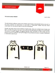 2009-10 Richard Jefferson San Antonio Spurs Game Worn Home Jersey (MEARS LOA / Fuji Sport Science)