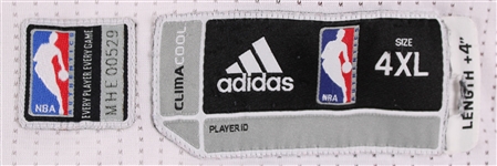 2011-12 Eddy Curry Miami Heat Game Worn Home Jersey w/ NBA Finals Patch (MEARS LOA / Fuji Sport Science)