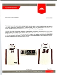 2011-12 Eddy Curry Miami Heat Game Worn Home Jersey w/ NBA Finals Patch (MEARS LOA / Fuji Sport Science)