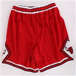 2000-04 Jamal Crawford Chicago Bulls Game Worn Uniform Shorts (MEARS LOA / Fuji Sport Science)