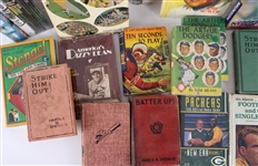 1920s-1990s Baseball & Football Book Collection (Lot of 120+)