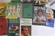 1920s-1990s Baseball & Football Book Collection (Lot of 120+)