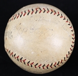1929 National League Champion Chicago Cubs Multi Signed ONL Heydler Baseball w/ 15 Signatures Including Gabby Hartnett, Kiki Cuyler, Riggs Stephenson & More