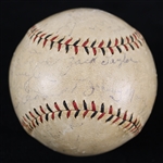 1929 National League Champion Chicago Cubs Multi Signed ONL Heydler Baseball w/ 15 Signatures Including Gabby Hartnett, Kiki Cuyler, Riggs Stephenson & More