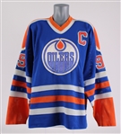 1983-88 Wayne Gretzky Edmonton Oilers Game Worn Road Jersey (MEARS A10)