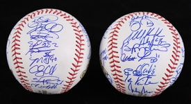 2010 San Francisco Giants Texas Rangers Team Signed World Series Baseballs - Lot of 2 (JSA / MLB Hologram)