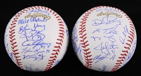 2013 Boston Red Sox St. Louis Cardinals Team Signed World Series Baseballs - Lot of 2 (JSA)