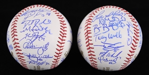 2013 Boston Red Sox St. Louis Cardinals Team Signed World Series Baseballs - Lot of 2 (JSA)