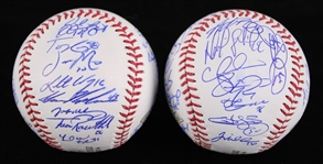 2013 Boston Red Sox St. Louis Cardinals Team Signed World Series Baseballs - Lot of 2 (JSA)
