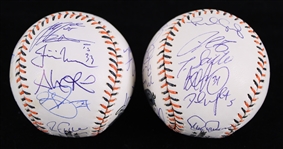 2007 American League National League Team Signed All Star Game Baseballs - Lot of 2 (JSA / MLB Hologram)