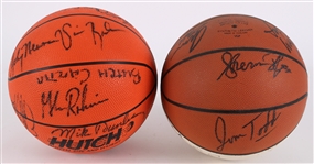 1990's Signed Basketball & Football Collection - Lot of 10