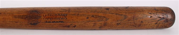 1900's Spalding Mushroom Knob Baseball Bat w/ Period Handle Tape (MEARS LOA)