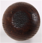 1900's Spalding Mushroom Knob Baseball Bat w/ Period Handle Tape (MEARS LOA)