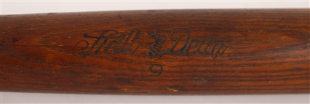 1910's Stall & Dean #9 Baseball Bat w/ Mushroom Knob & Period Handle Tape (MEARS LOA)