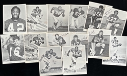 1972-73 Green Bay Packers 8" x 10" Player Photos - Lot of 14