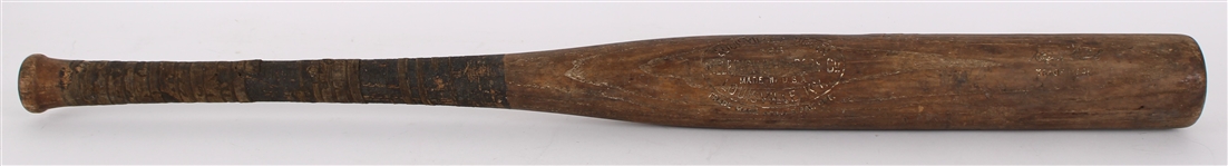 1920's Heinie Groh New York Giants H&B Louisville Slugger Professional Model Game Used Bottle Bat (MEARS LOA)