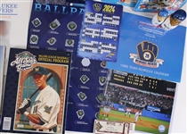 1990s-2025 Baseball and Football Bobbleheads, Magazines, Yearbooks & more (Lot of 45+)