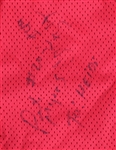 1993-95 Bill Wennington Chicago Bulls Multi Signed Game Worn Uniform Shorts w/ 4 Signatures Including Wennington, Bob Love, Pete Myers & Corie Blount (MEARS LOA/JSA)