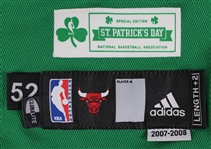 2008 Andres Nocioni Chicago Bulls Signed Game Worn St. Patrick's Day Uniform (MEARS LOA / JSA / Fuji Sport Science)