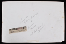 1964 Muhammad Ali Sugar Ray Robinson 9 x 14 Original Photograph