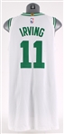 2019 Kyrie Irving Boston Celtics Playoff Jersey w/ Havlicek Memorial Band (MEARS A5)