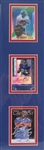 2005 Brandon Jacobs New York Giants 20 x 20 Framed Display w/ Signed Trading Cards & Original Art (JSA)