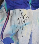 1990-1997 Rodney Hampton NY Giants Signed 22x29 Framed Print (JSA) 