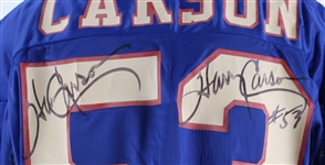 1980's Harry Carson New York Giants Dual Signed Jersey (JSA)