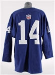 2000 YA Tittle New York Giants Signed 1956 Throwback Jersey (JSA)