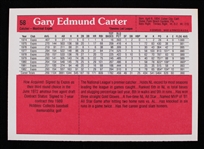 1983 Gary Carter Montreal Expos Signed 3.5x5 Donruss Card (JSA)