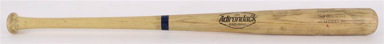 1980-82 Ted Simmons Cardinals/Brewers Adirondack Store Model Bat 