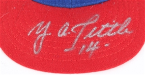 2000's YA Tittle New York Giants Signed Cap (JSA)